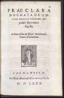 [Praeclara dogmata de omnium motuum velocitate, ingenuo Epitomate digesta] 