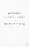 Contestación de Antonio Aguilar