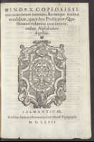 Index...materiarum