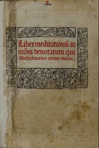 Antidotarius animae (11 Aug. 1491)