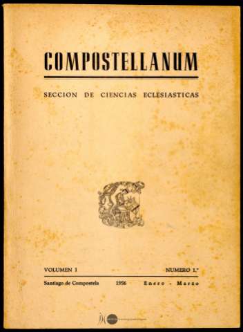 Compostellanum : revista de la Archidiócesis de... (Publicación: 1956-)