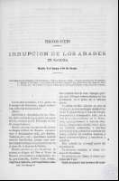 Periodo sexto: irrupción de los árabes en Galicia (714-718)]